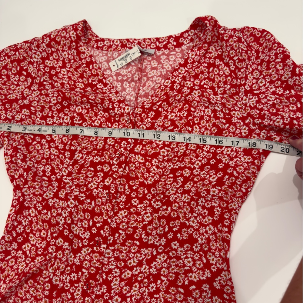 Madewell Flutter-Sleeve Mini Dress in Floral size 2 - Picture 11 of 11